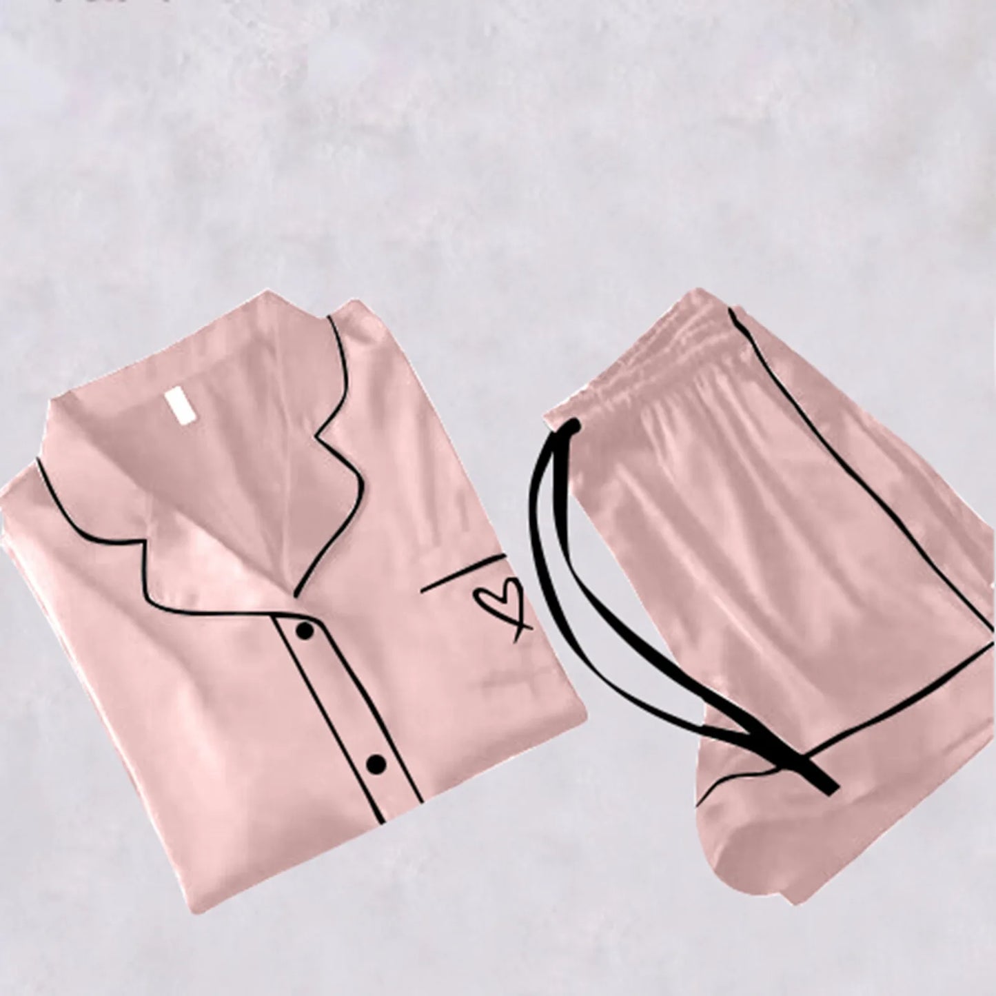 Women Pajamas Autumn Home Clothes Thin Tops And Shorts Suits That Can Be Worn Casual Two Piece Set Sleepwear For Sleeping