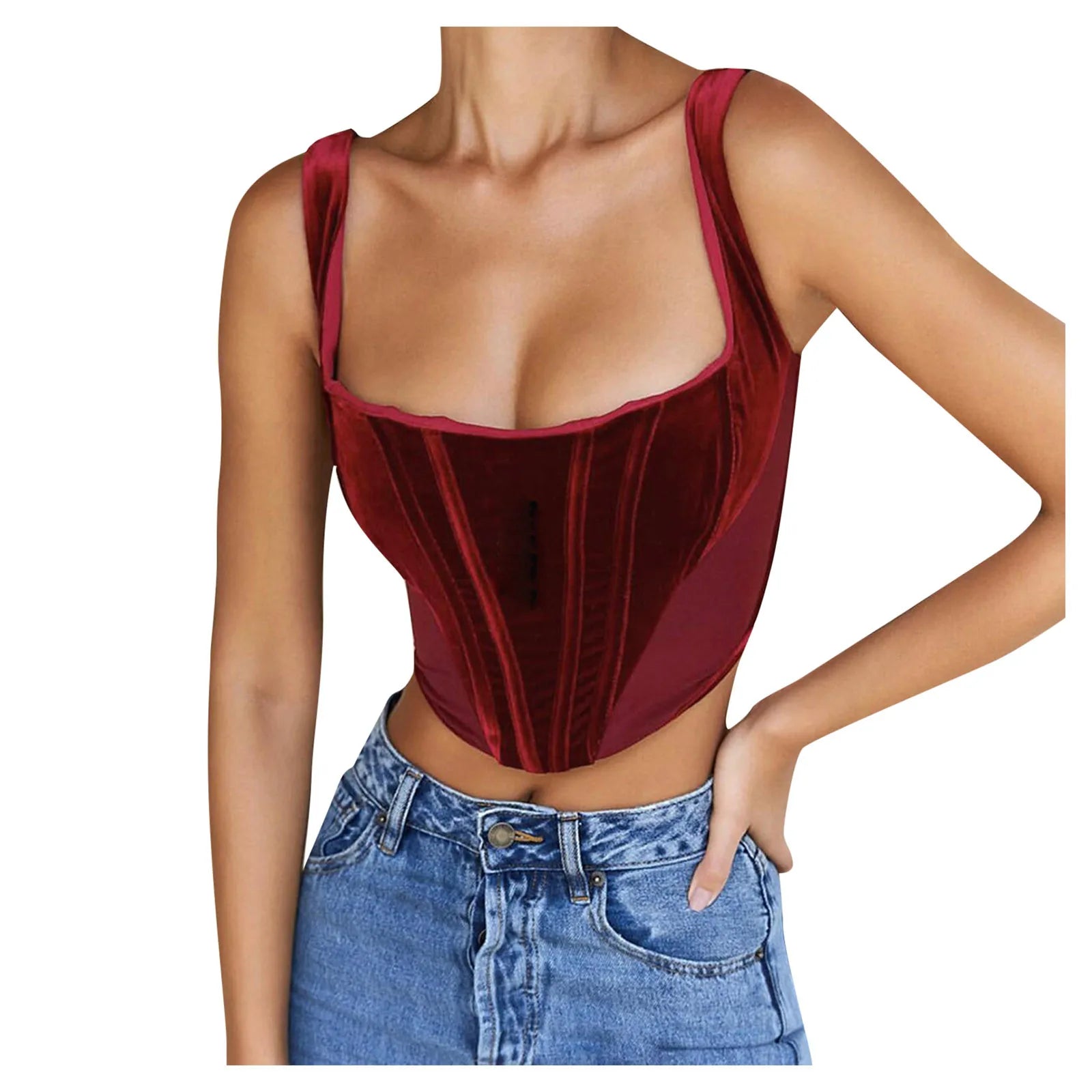 Women'S Sexy Summer Vest Tank Tops Solid Color Half Top Fashion All- Sling Slim Short Umbilical Vest T Shirt Blous Casual Top