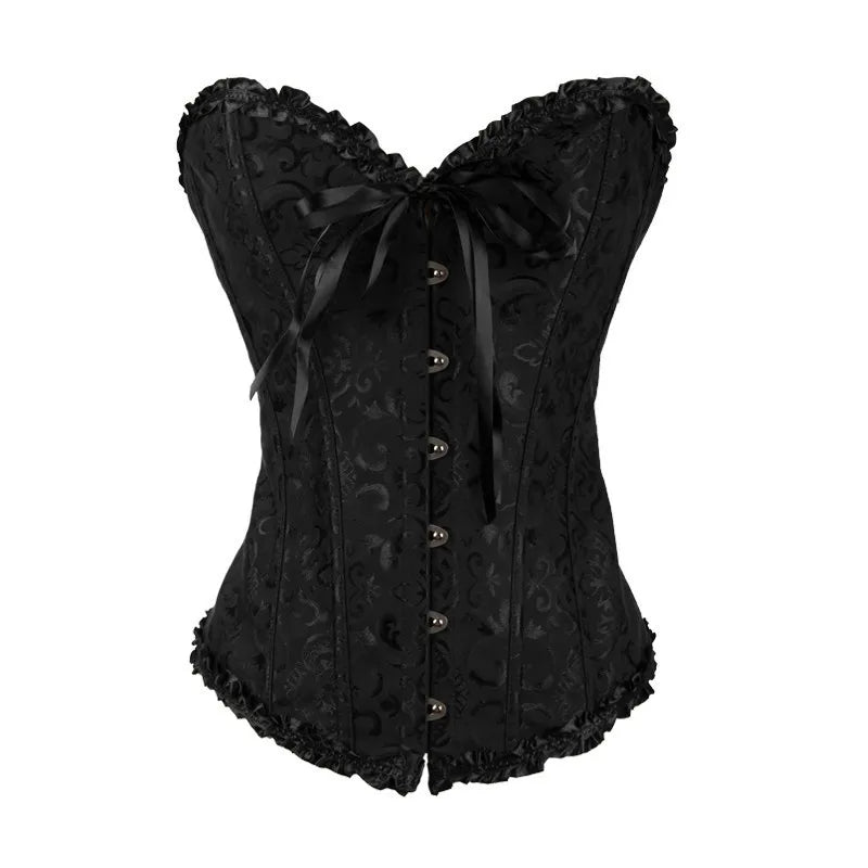 Sexy Slimming Corsets Waist Trainer Body Shaper Bustier Fajas Gothic Corset Lace Up Boned Corselete Shapewear Women Clothes