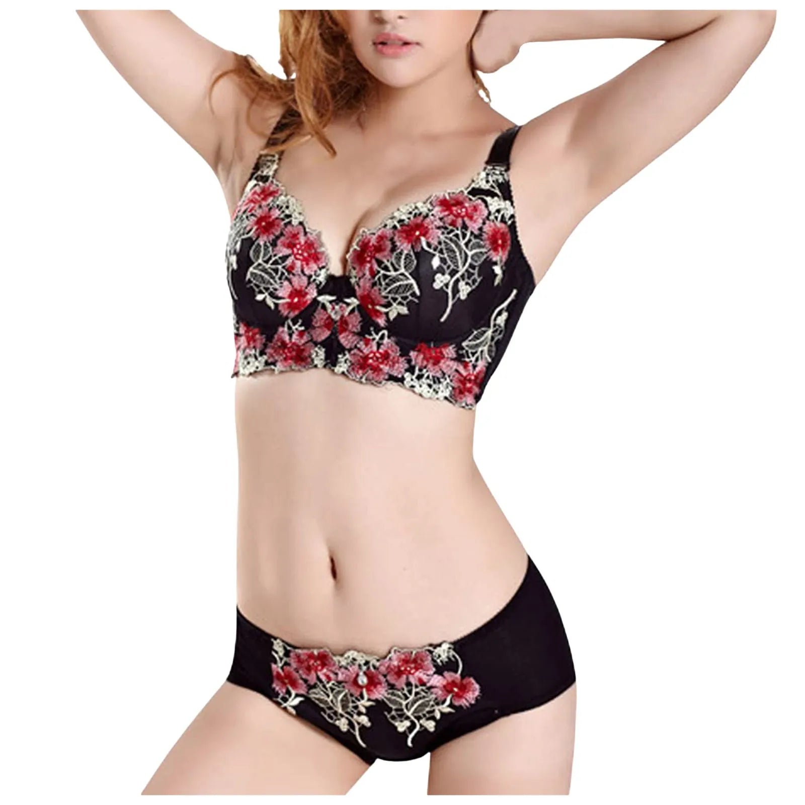 Underwear Briefs Cotton Pack Underwear High Side Bra & Panty Set Plus Size Women'S Intimates Underwear Bra Panties Set Tangas