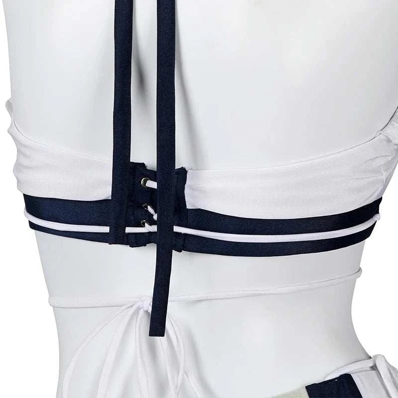 ROLECOS FF VII Tifa Swimsuit Game FF7 Remake Tifa Sexy Halter Women Beach Bathing Swimming Suit