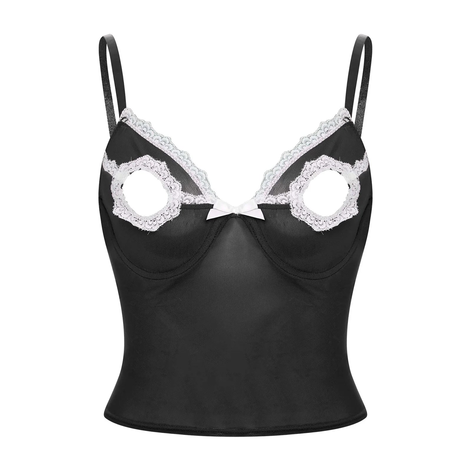 night club  Bra Sexy Vest Tops Pad-free Underwired Bare Breast