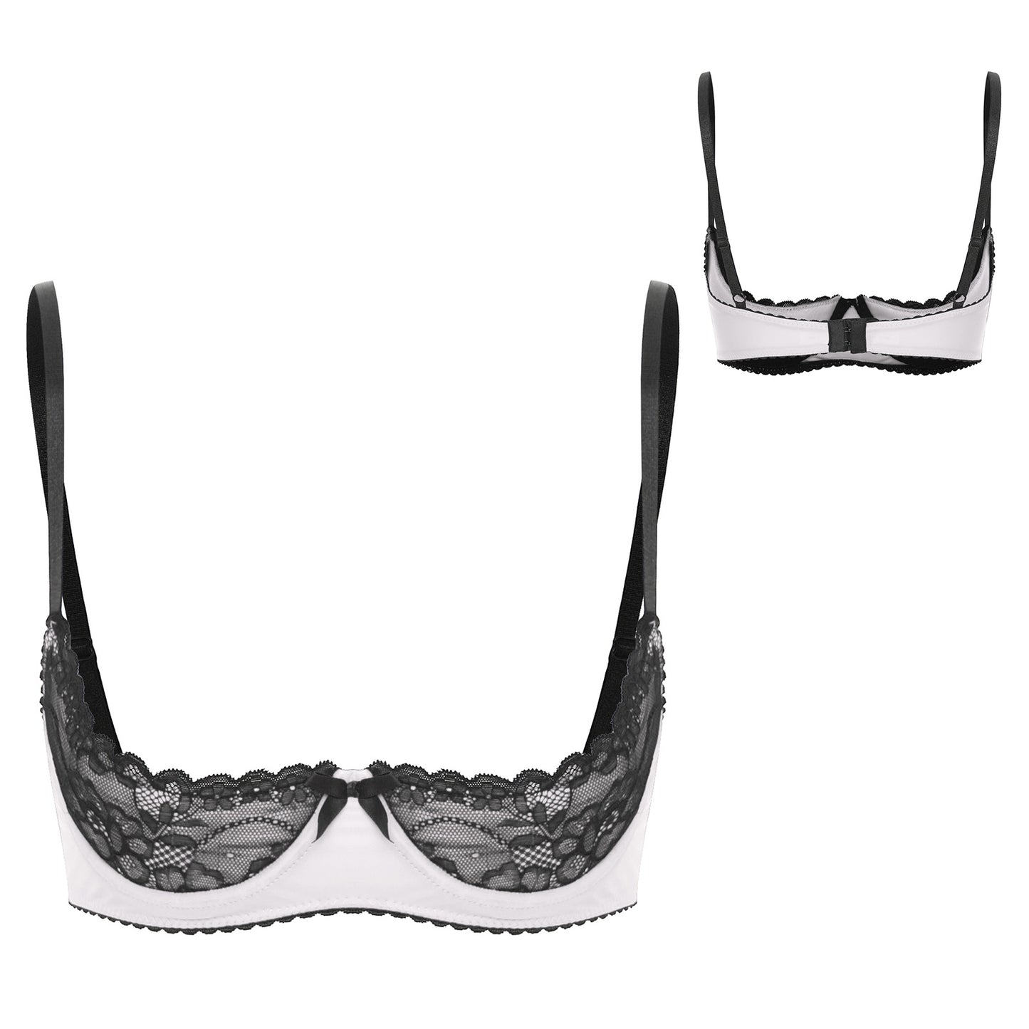 Womens Sexy Half Cup Bra