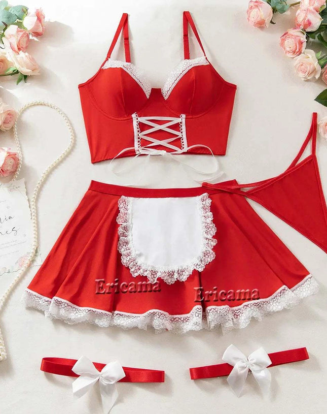 Cosplay Sexy Erotic Lingerie Women Bra And Panty Garters Sexy Lingerie Sets For Sex Women's Underwear Set Female Sexy Costumes
