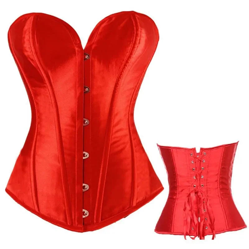 Sexy Slimming Corsets Waist Trainer Body Shaper Bustier Fajas Gothic Corset Lace Up Boned Corselete Shapewear Women Clothes