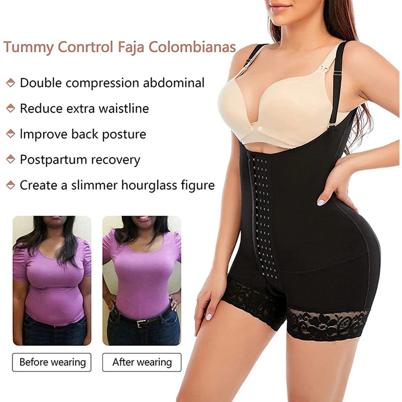 Postpartum Abdomen & Waist Reduction Girdle Body Shaper – Slimming Push-Up Control Panties for Women