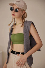 Seamless Push Up Strapless Bra