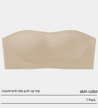 Seamless Push Up Strapless Bra