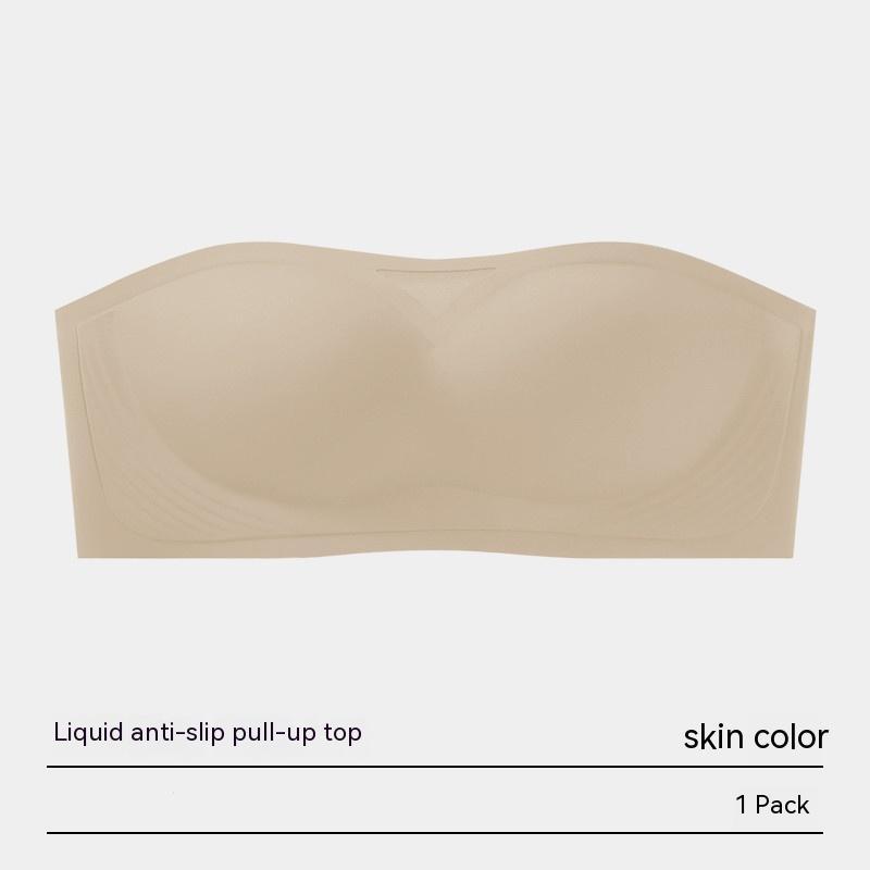 Seamless Push Up Strapless Bra