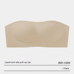 Seamless Push Up Strapless Bra